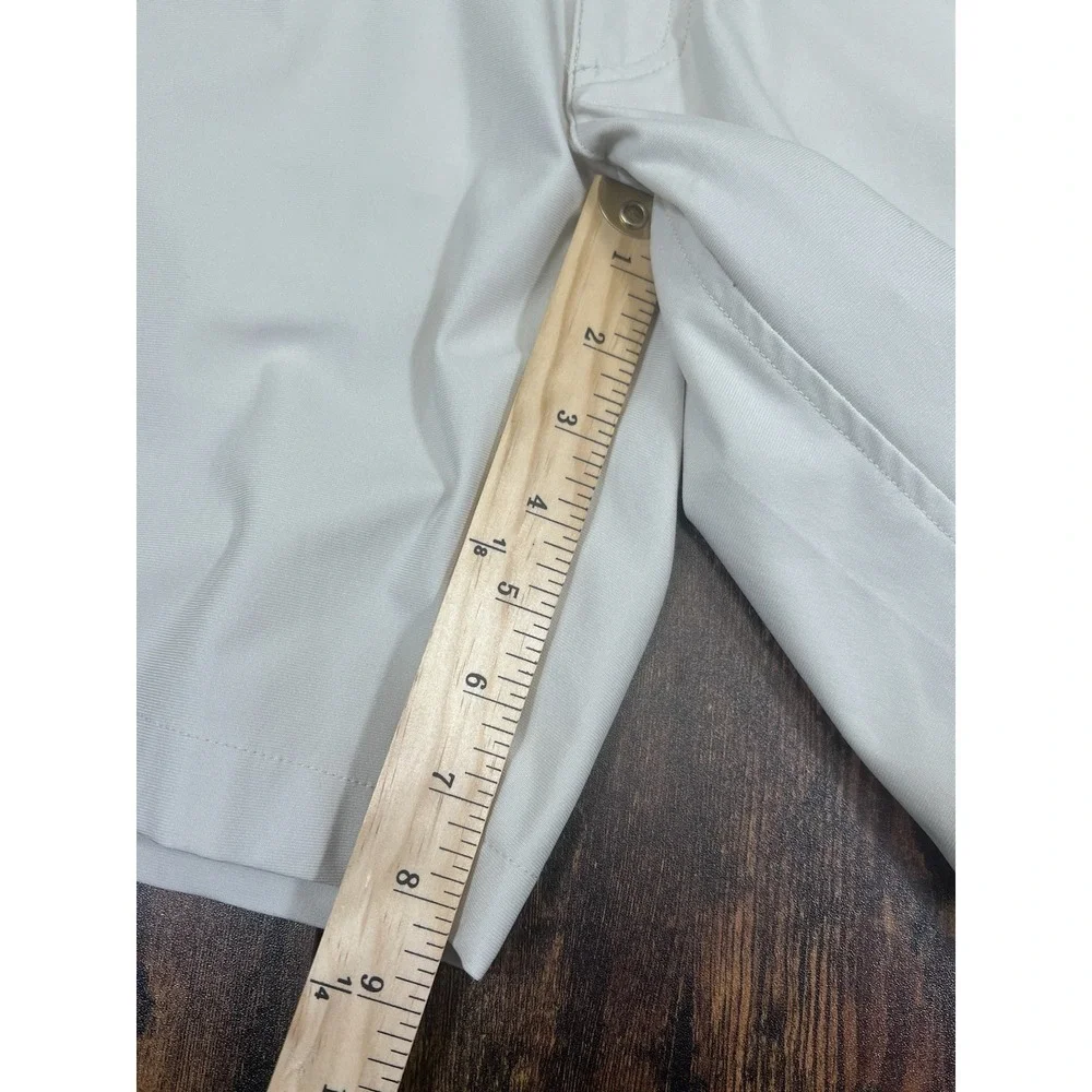 FootJoy FJ Men's Golf Shorts Khaki Size 30 Performance Flat Front 9